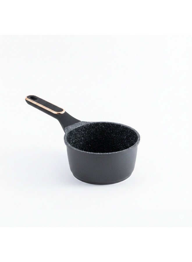 جوليا قِدر صلصة جوليا  إيليت برو بلس 16 سم مع غِطاء - أسود - جرانيت أسود غير لاصق - يدعم الحث الحراري - Image 3